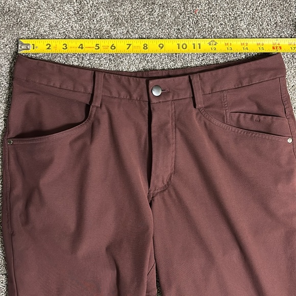 Men’s Lululemon ABC Pant Maroon 32 x 32 - Picture 7 of 8